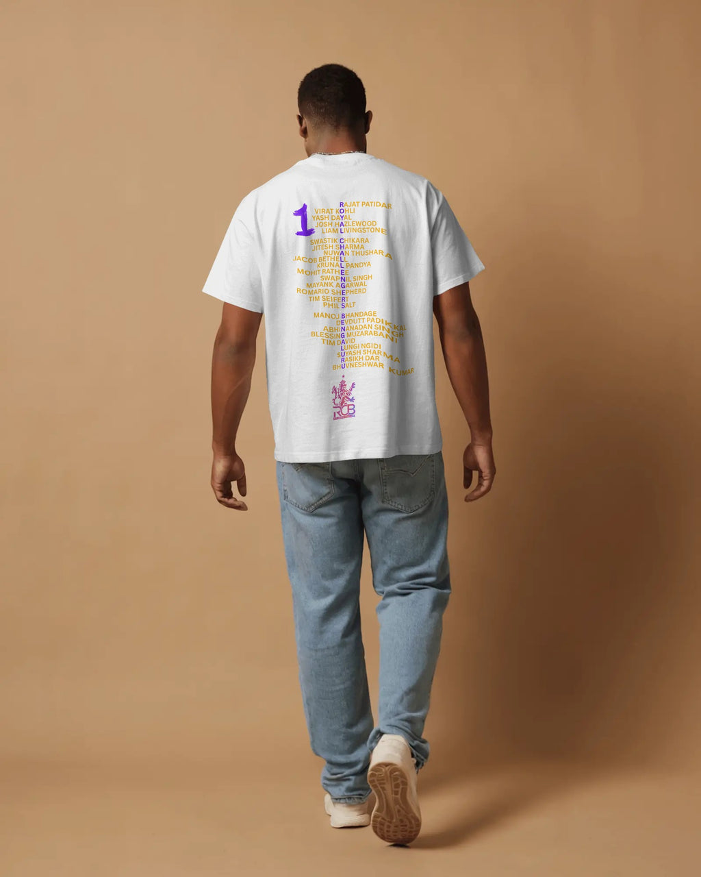 RCB Champions 2025 Oversized Black T-shirt from Nitorious Atelier