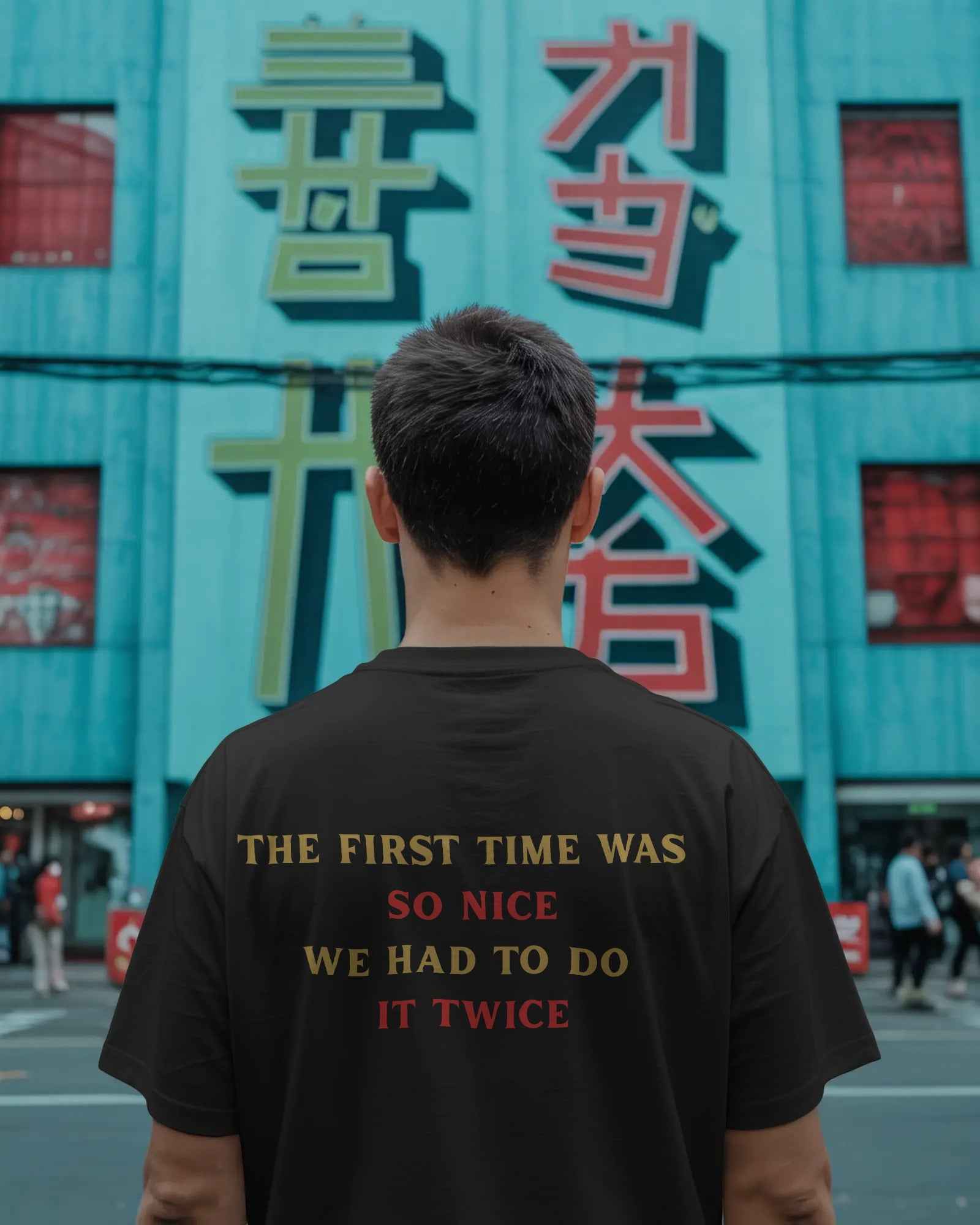 RCB Double Glory 2026 Champions Oversized Black T-shirt. RCB Champions Tshirt from Nitorious Atelier 