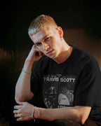 Travis Scott - Utopia Oversized Black Tshirt