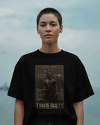 Travis Scott Oversized Black Tshirt