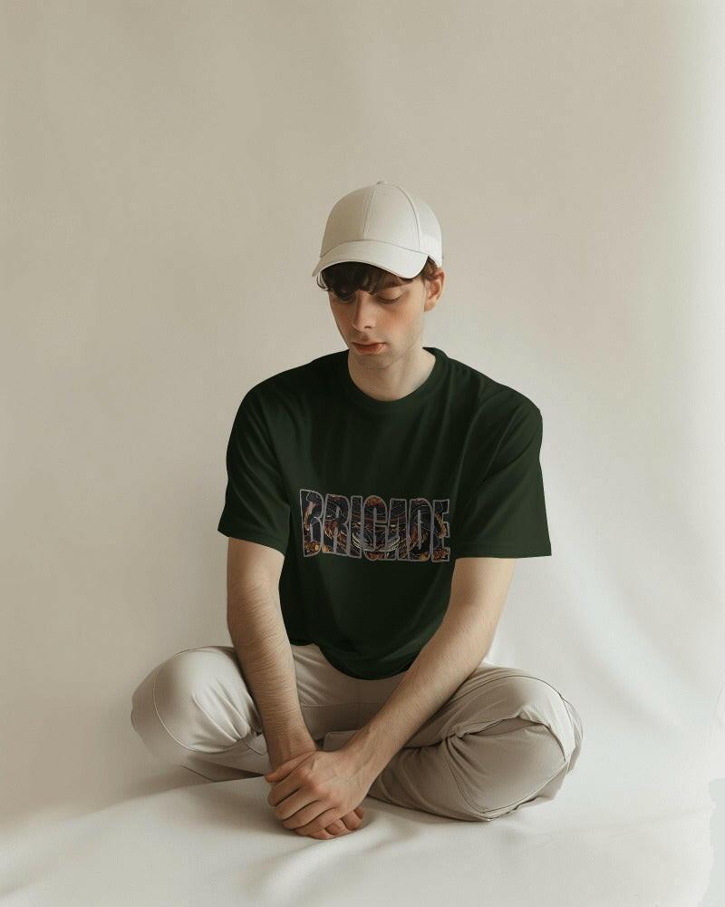 Nitorious Atelier's regular fit tee, featuring Brigade print, combines comfort and style effortlessly
