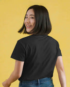 Vogue Madonna Regular Fit Black Tshirt