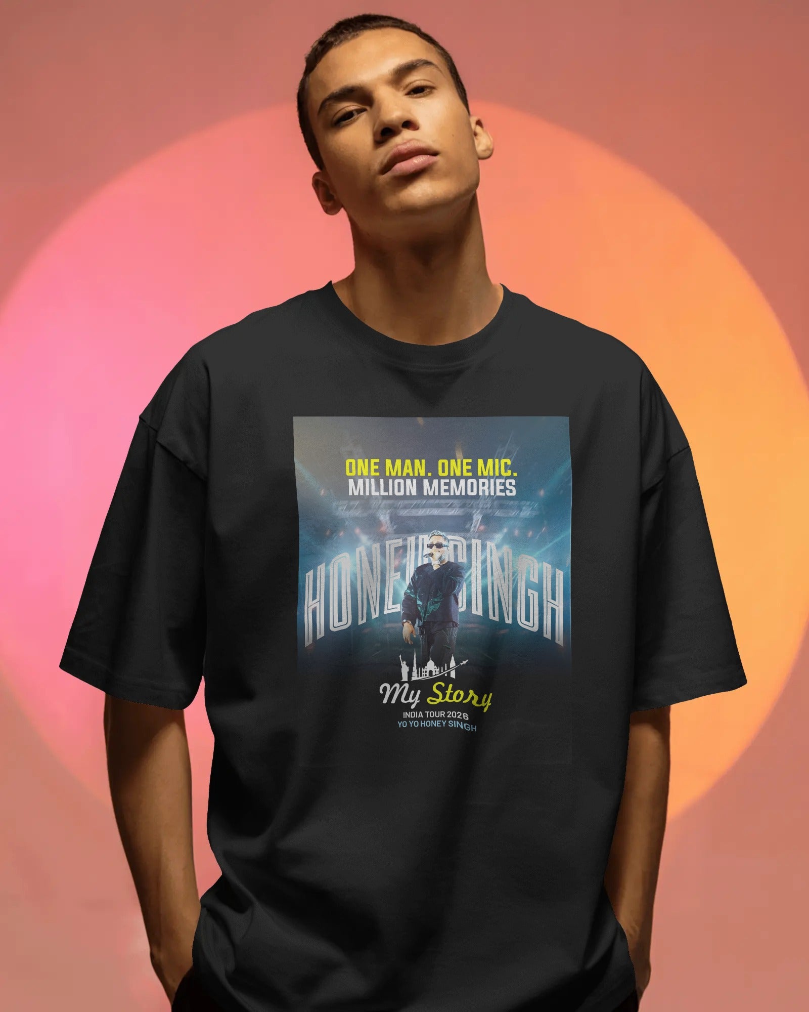 Unisex Honey Singh My Story India Chapter tour t-shirt