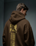 Linkin Park Hybrid Theory Brown Luxe Hoodie from Nitorious Atelier 